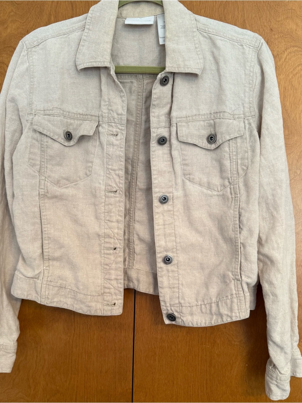 Liz Claiborne Light Beige Jean Jacket